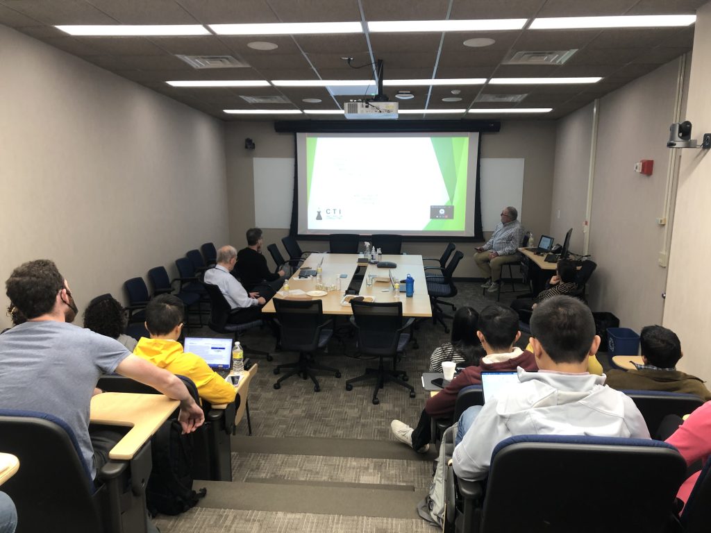 Dr. Allen Clauss gave us valuable career advice! Advanced Materials